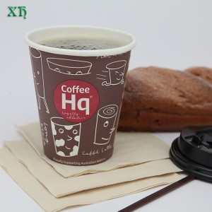 10オンスの茶色のコーヒー紙コップ紙コップの作り方